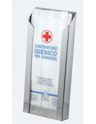 DISPENSER SACCHETTI IGIENICI INOX