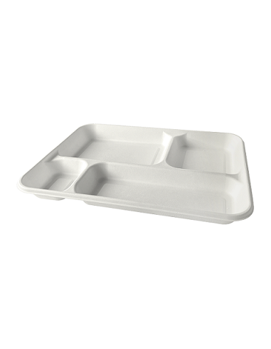 VASSOIO POLPA 4 SCOMP. 37X27X 4 PZ. 320