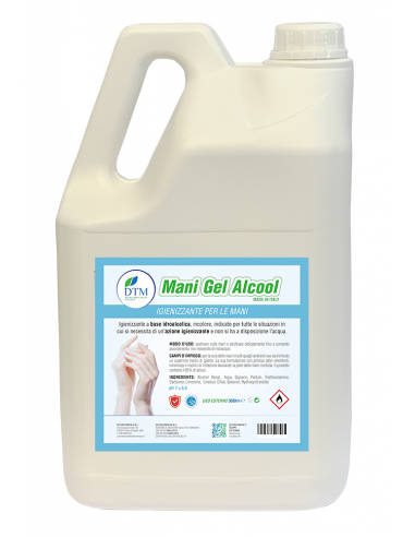 NEW GEL MANI ALCOOL LT.5 PZ.4