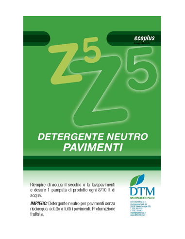 Z5 DETERGENTE PAVIMENTI